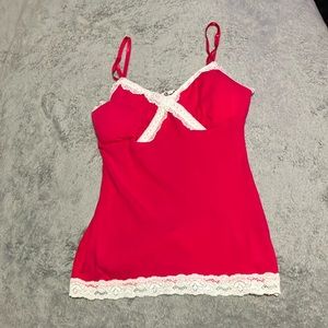 Hot Pink Nightwear Tank Top